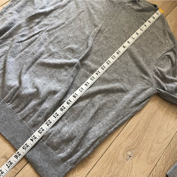 Uniqlo Cotton Wool Light Sweater in Light Grey Size M - Picture 9 of 9